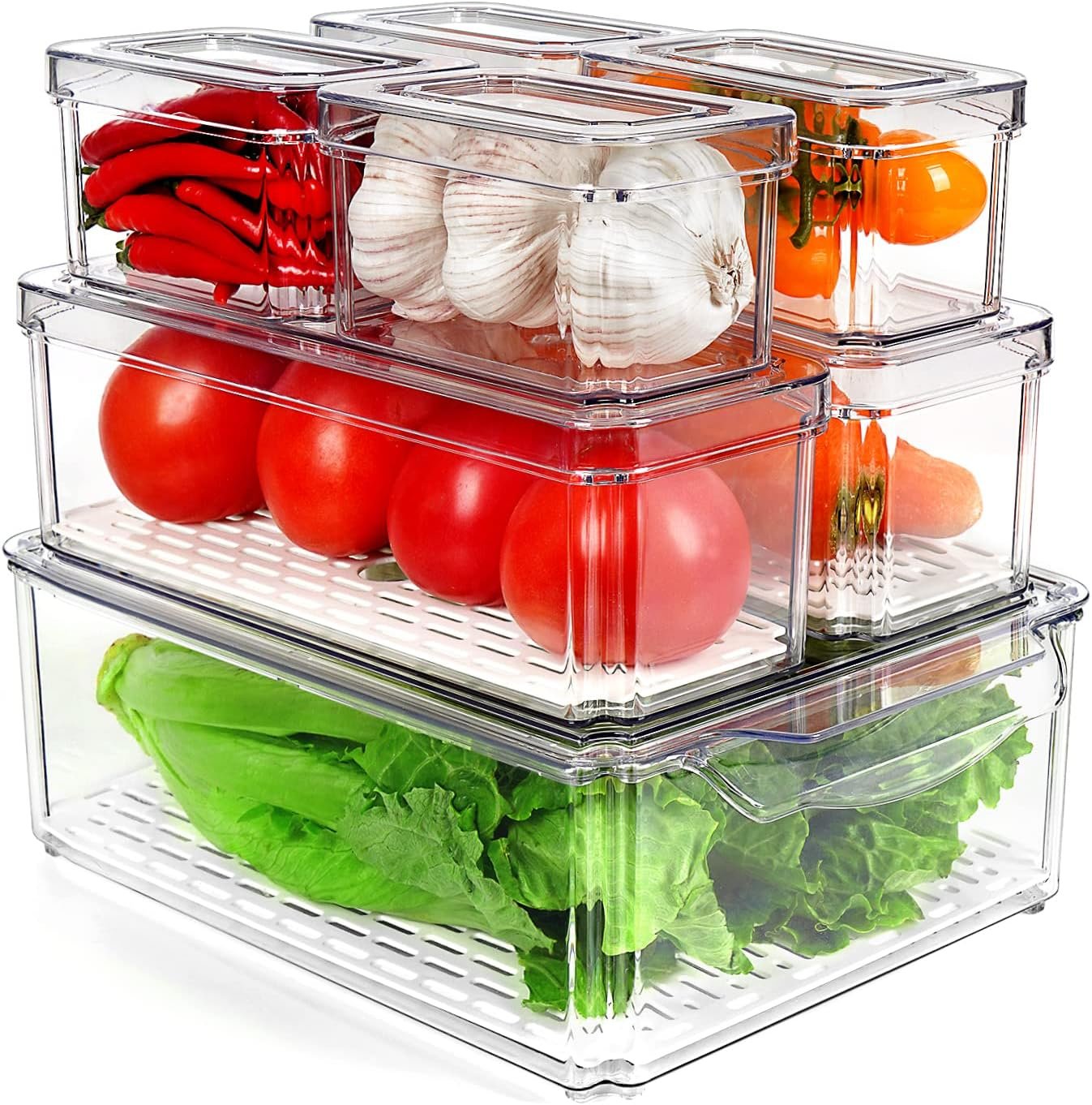 7 Pcs Food Storage Container